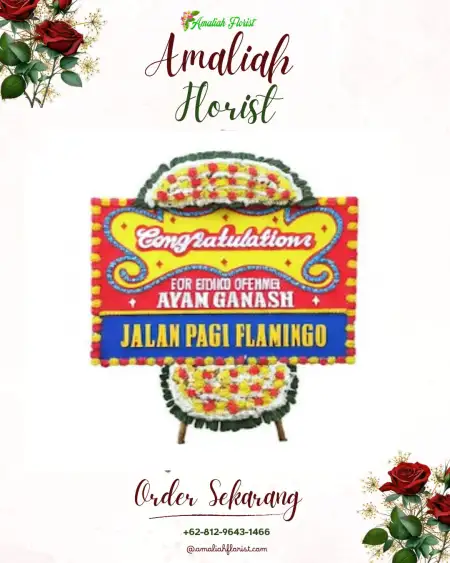 Sewa Papan Bunga Setia